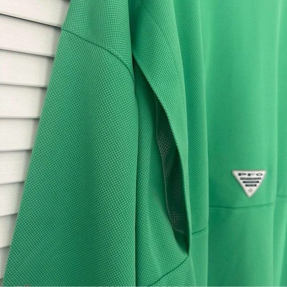 EUC Columbia PFG Men’s XXL Performance Fishing Gear Vented Polo Omni-Shade - Picture 8 of 10